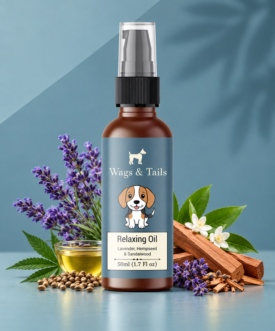Relaxing Oil for Dogs and Cats