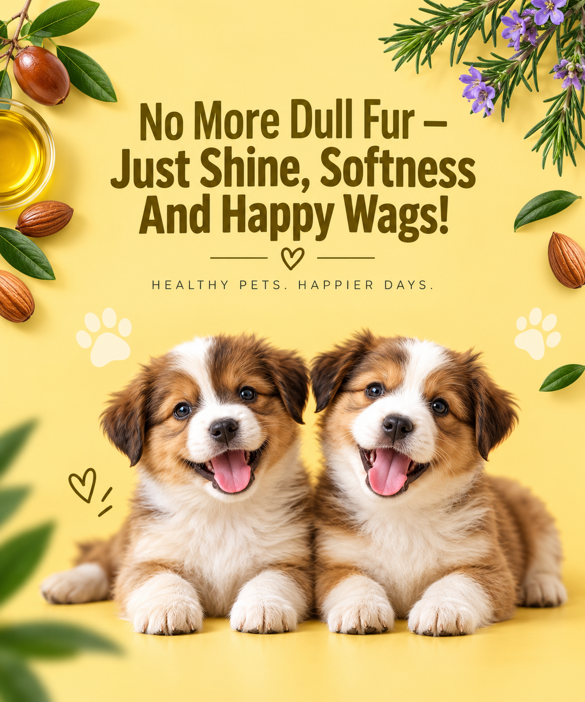 Fur Shiner Oil for Dogs and Cats
