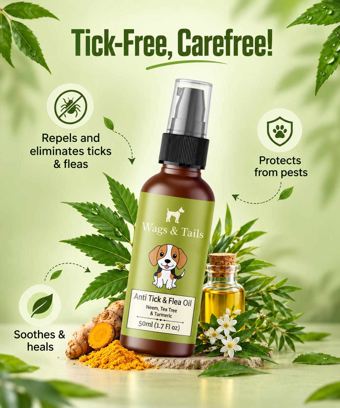 Anti Tick & Flea Oil