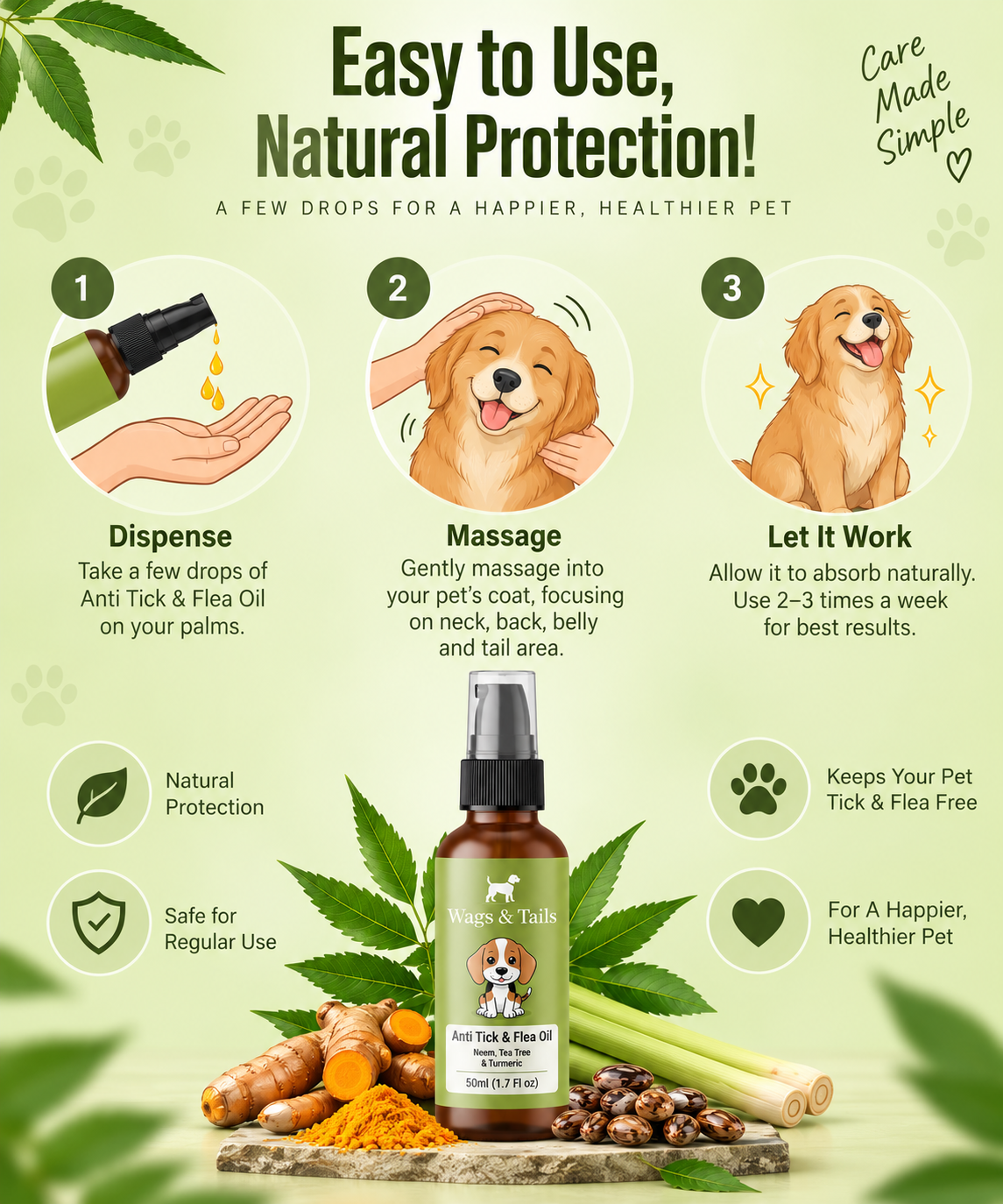 Anti Tick & Flea Oil