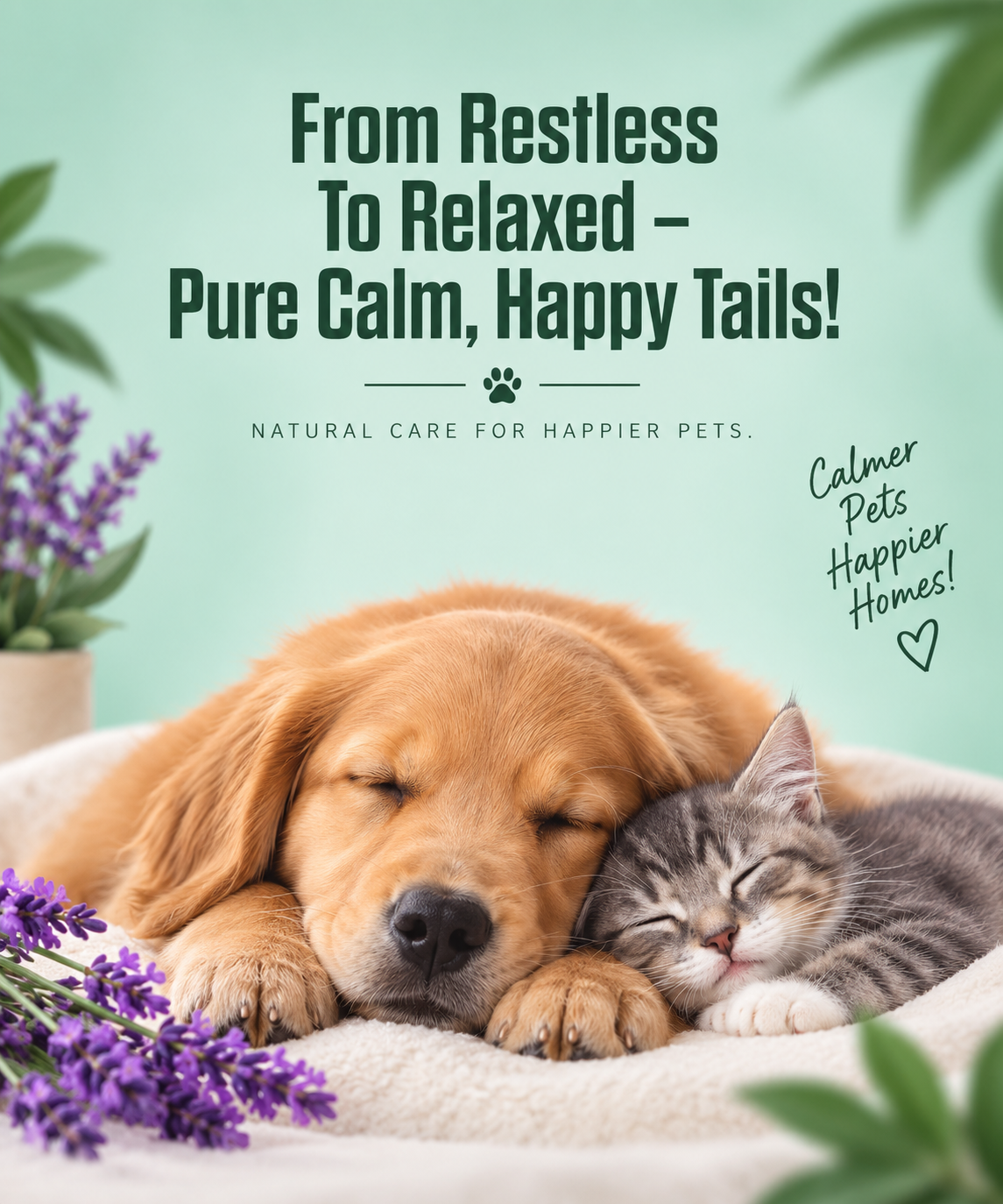 Relaxing Oil for Dogs and Cats