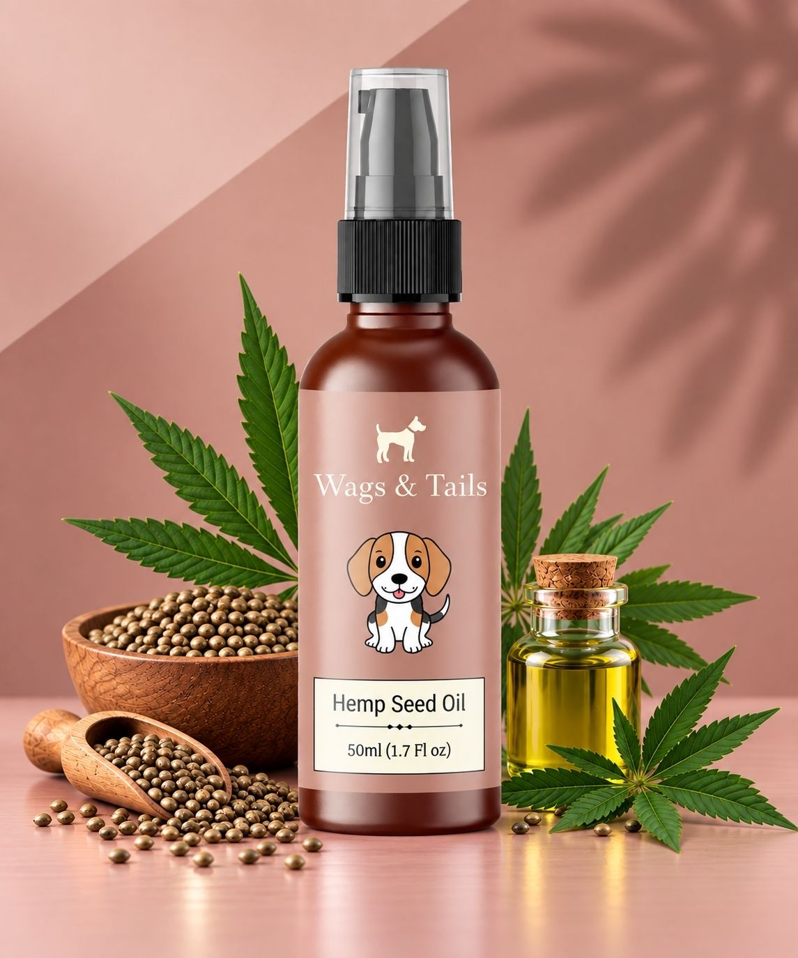 Hemp Seed Oil for Dogs & Cat