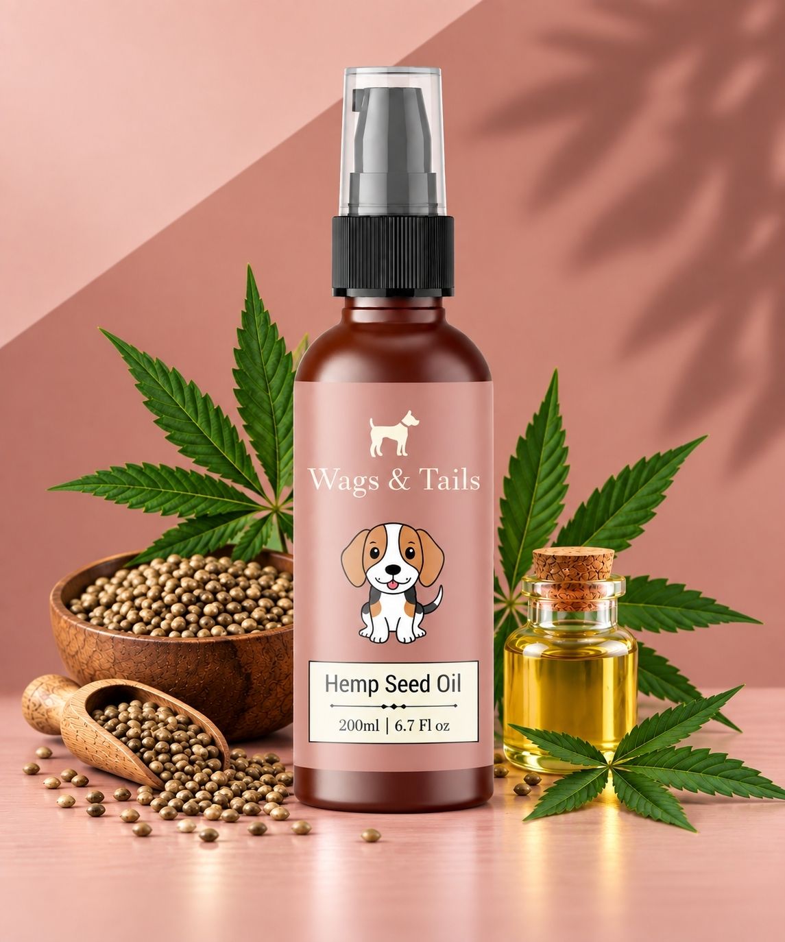 Hemp Seed Oil for Dogs & Cat