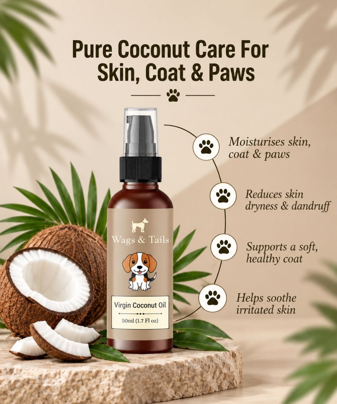 Virgin Coconut Oil for Dogs & Cat