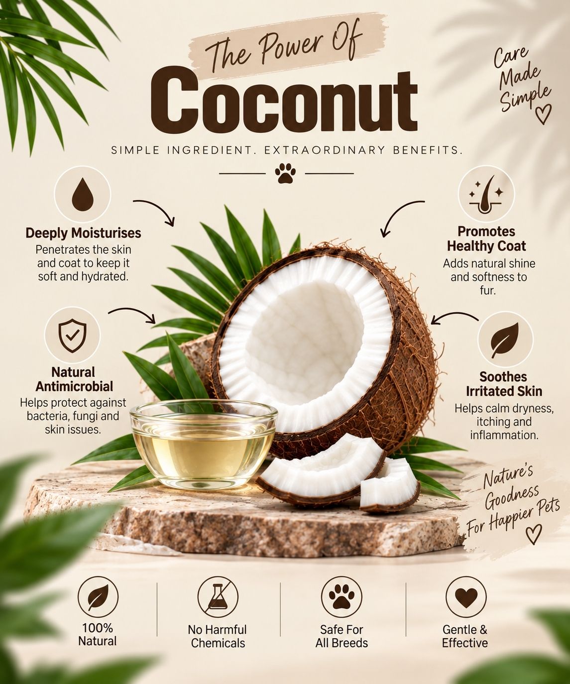 Virgin Coconut Oil for Dogs & Cat