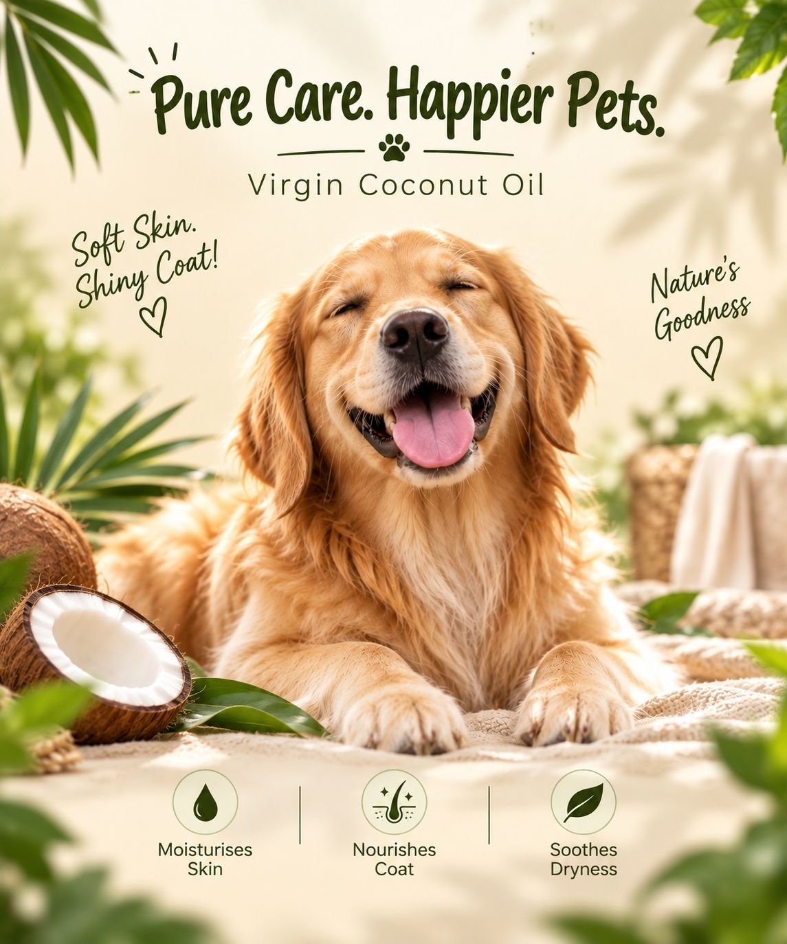 Virgin Coconut Oil for Dogs & Cat