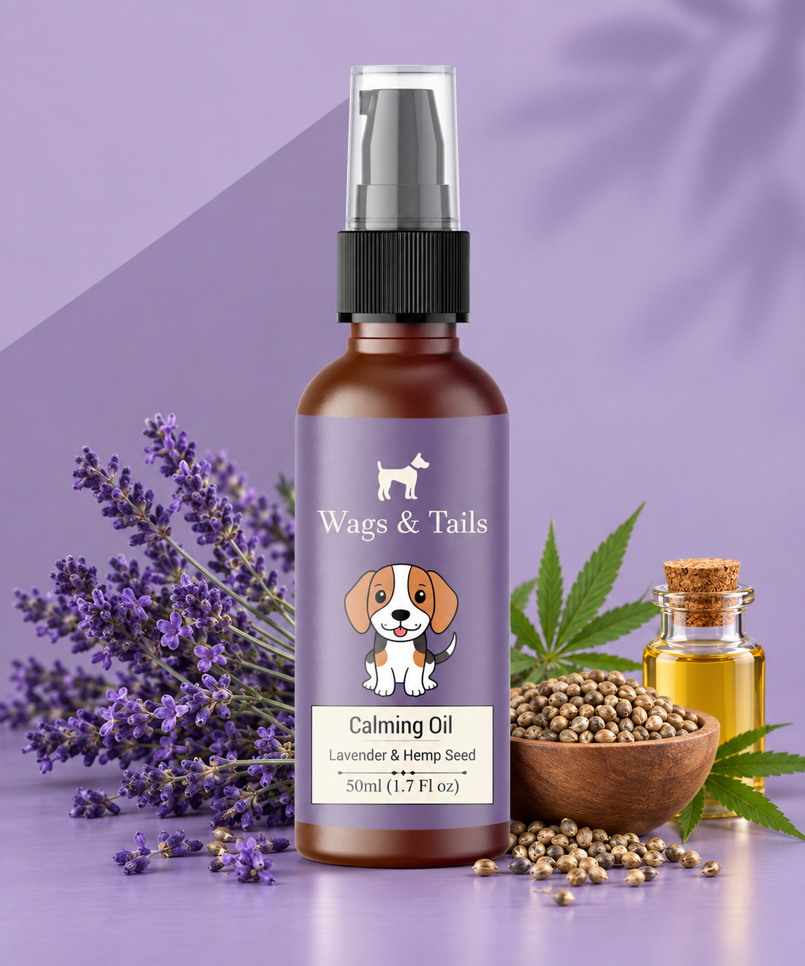 Calming Oil for Dogs and Cats