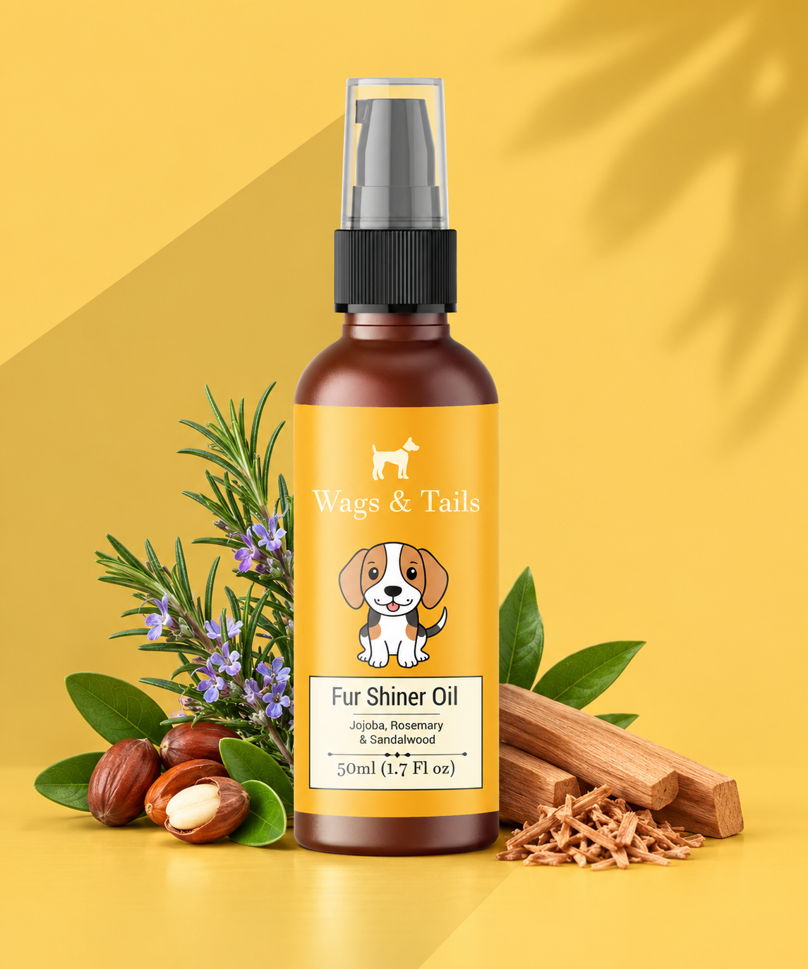 Fur Shiner Oil for Dogs and Cats