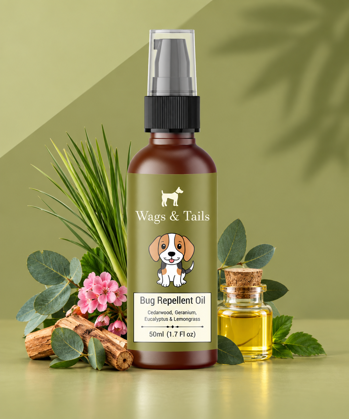 Bug Repellent Oil for Dogs and Cats