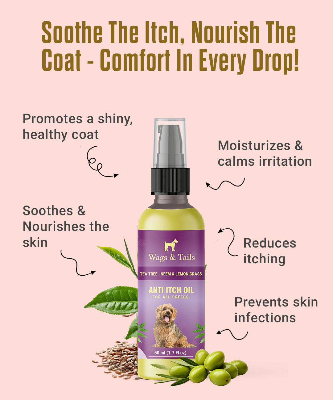 Anti Itch Oil for Dogs and Cats