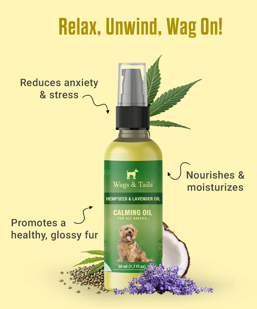 Calming Oil for Dogs and Cats