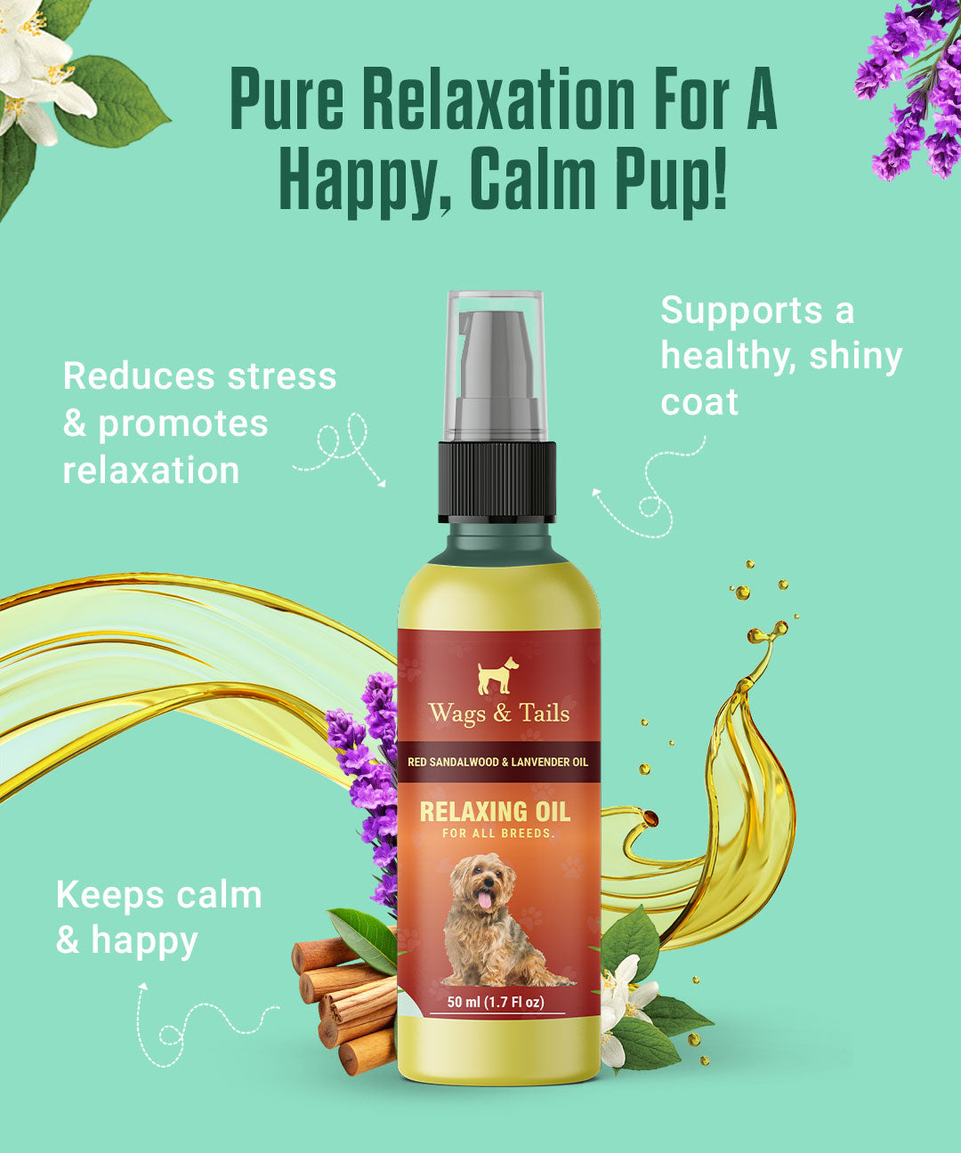 Relaxing Oil for Dogs and Cats