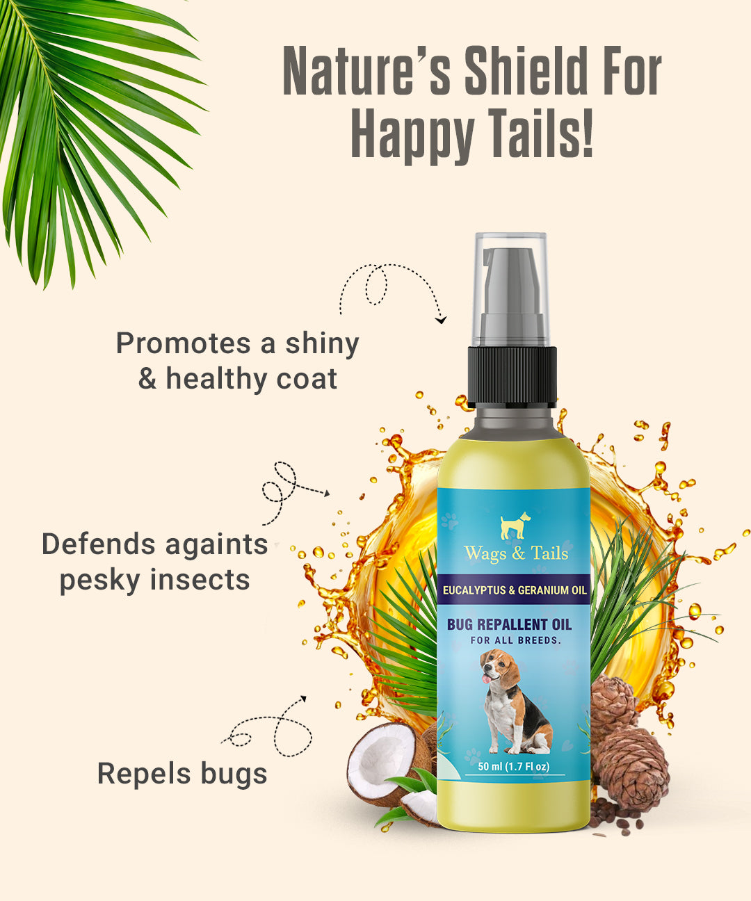 Bug Repellent Oil for Dogs and Cats